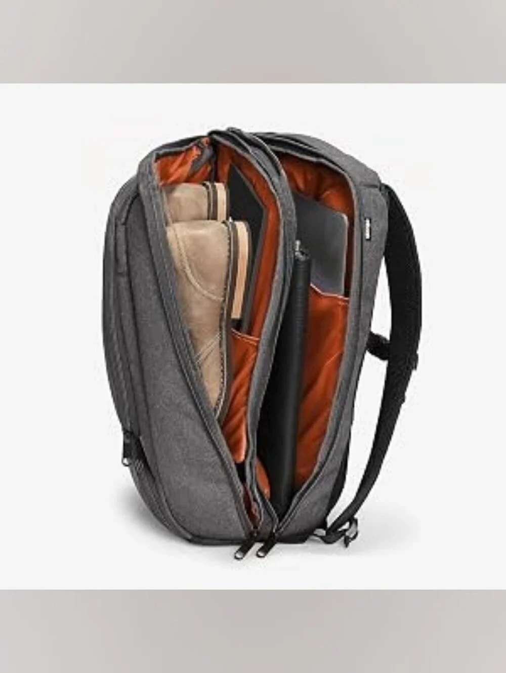 eBags Professional Slim Laptop Backpack in Heathered Gray